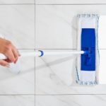 A guide on cleaning tile floors with vinegar.