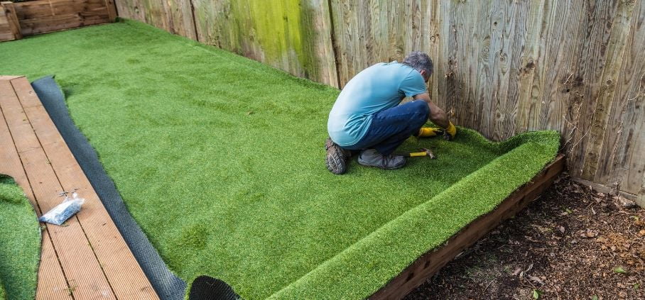 A DIY guide to installing artificial turf.