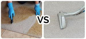 Dry Carpet Cleaning VS. Steam Cleaning - Featured Image