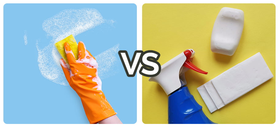Cleaning vs. Sanitising vs. Disinfection