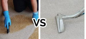Dry carpet cleaning or steam cleaning - how do they differ?