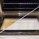 Oven before and after cleaning