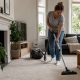 Illustration representing how to prepare for professional carpet cleaning